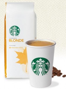 Starbucks blonde roast