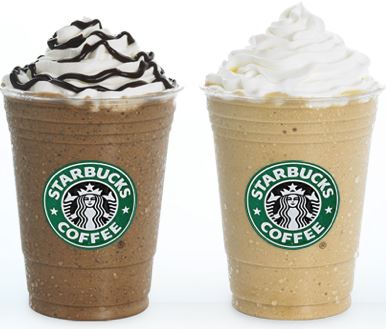 starbucks frappuccinos