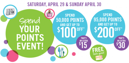 shopper spend points event