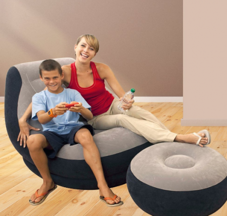 intex lounge and ottoman