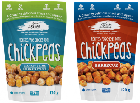 three farmers chickpeas