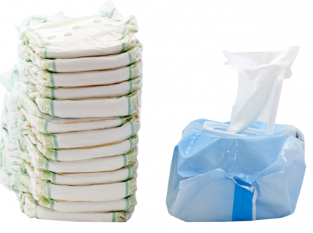 wipes and diapers tesing